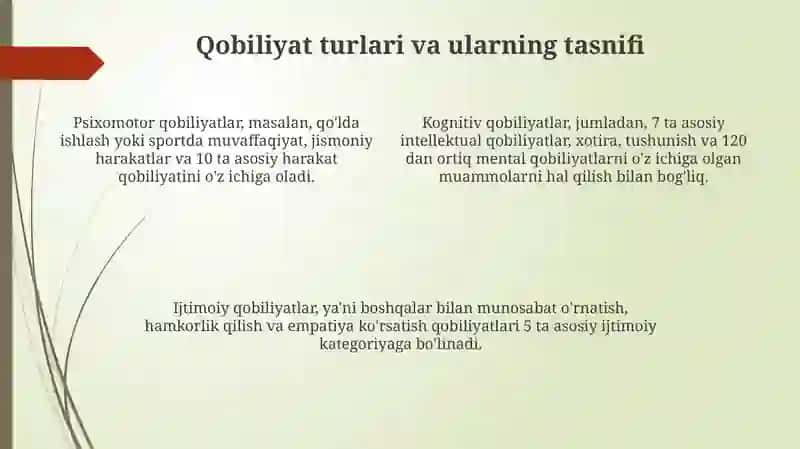 Kuch qobiliyatini tarbiyalash 4
