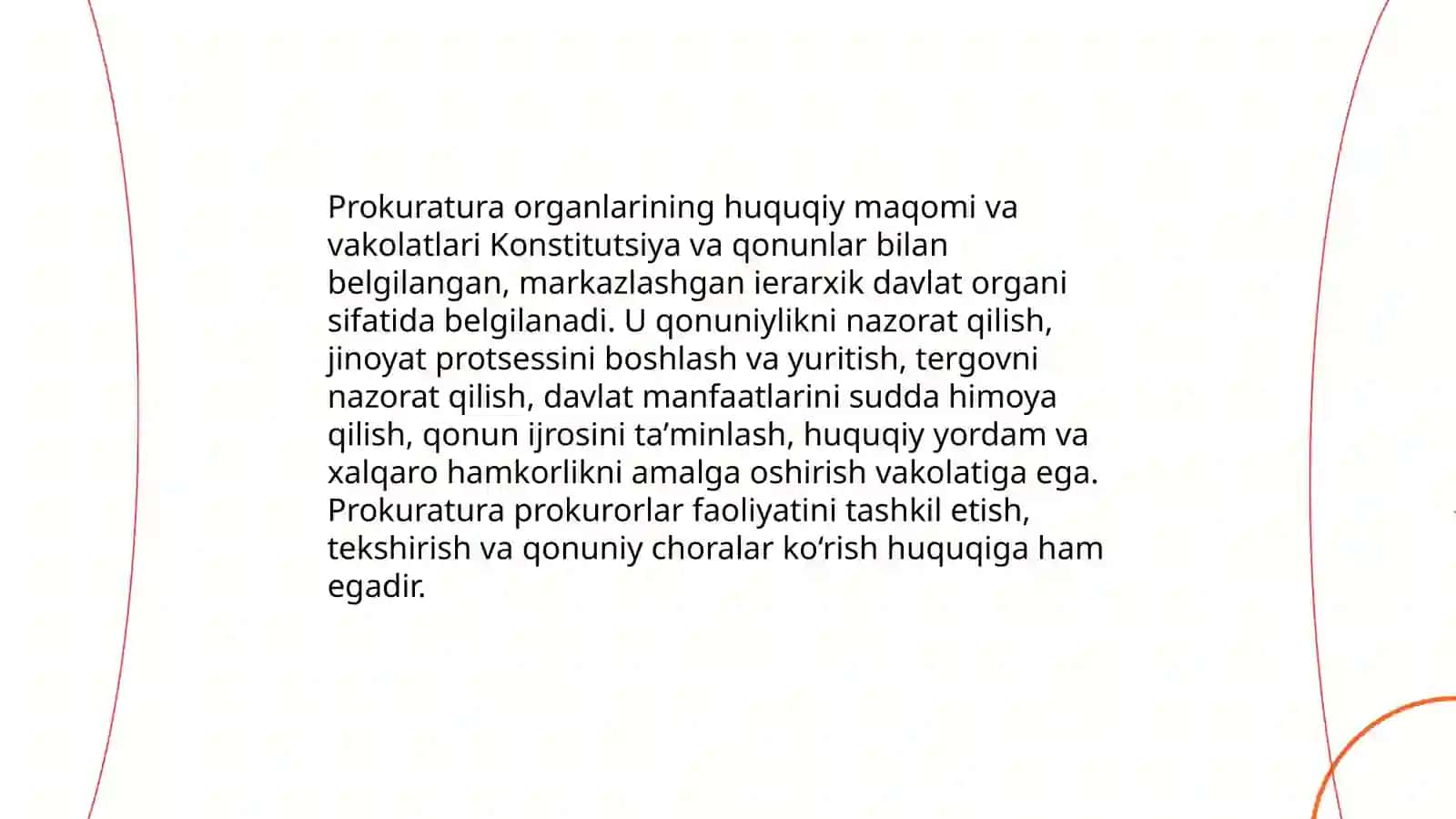 O'zbekiston Respublikasi prokuratura organlari 4