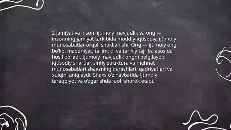 Jamiyat falsafasi 4