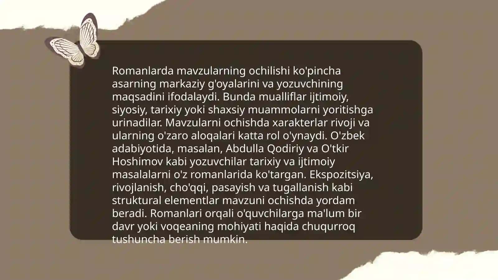 Badiiy as larda mavzu va g'oyaga xop xususiyatlar 4