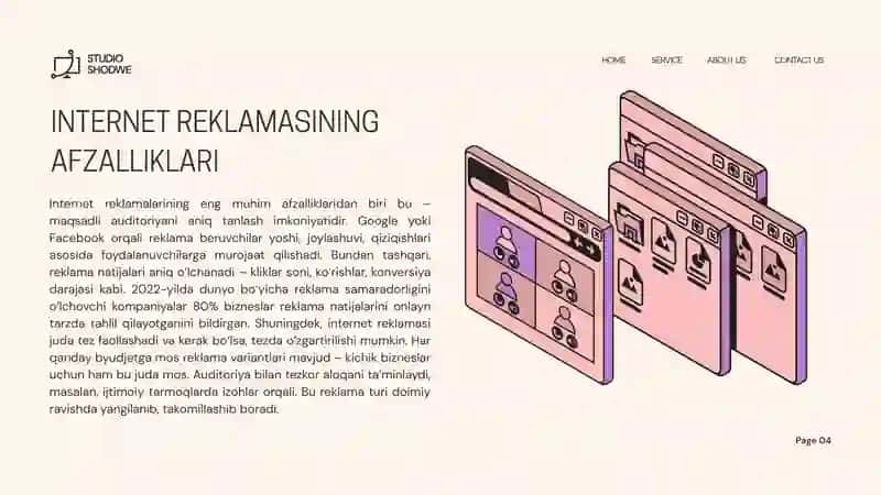 Internetdagi Reklamaning Afzalligi va Kamchiligi 4