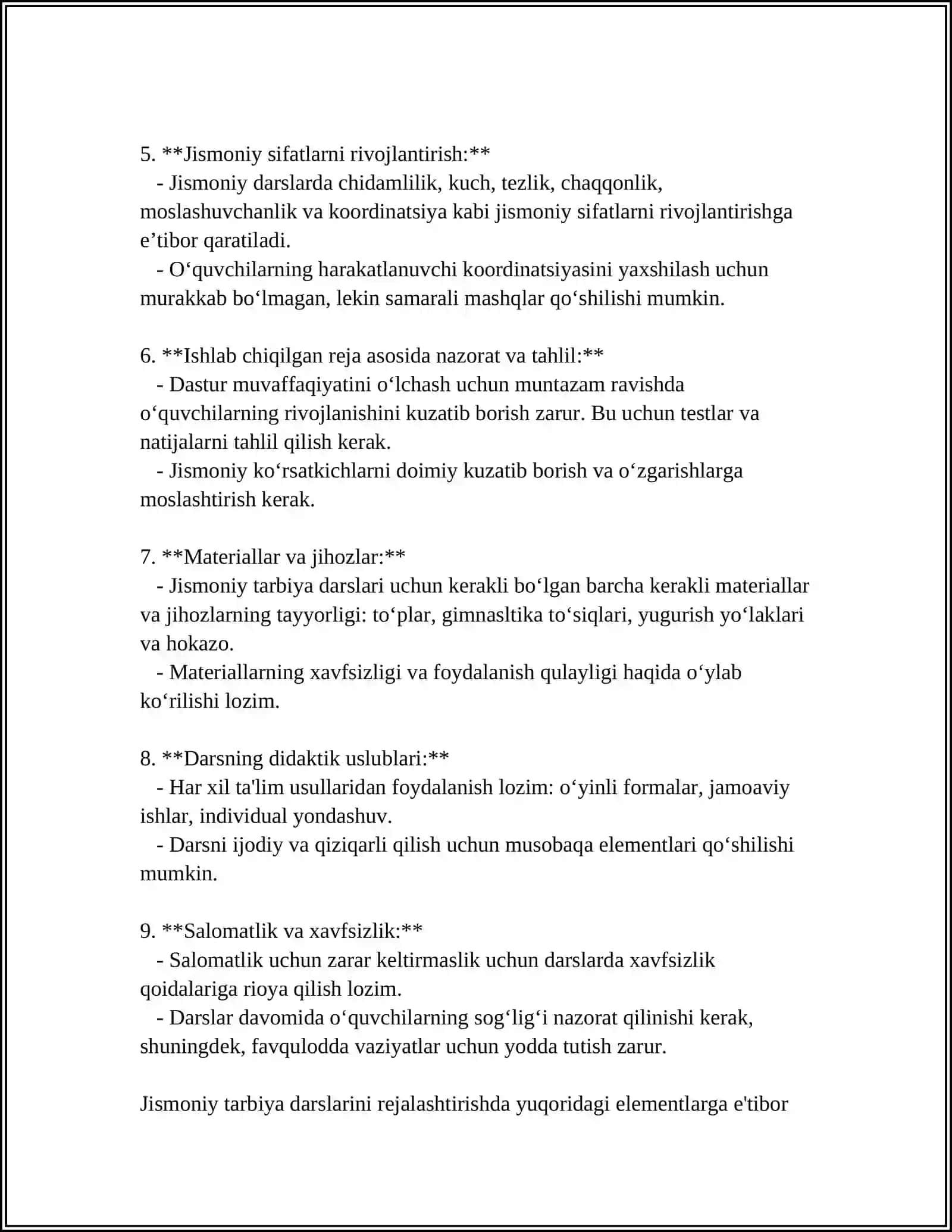 BOSHLANG'ICH TA'LIMDA JISMONIY TARBIYA ÓQITISH METODIKASI 4