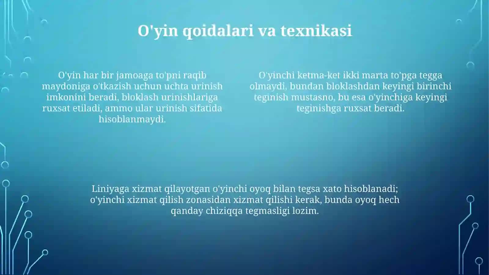 Voleybol: Tarix, Qoidalar va Texnikalar 4