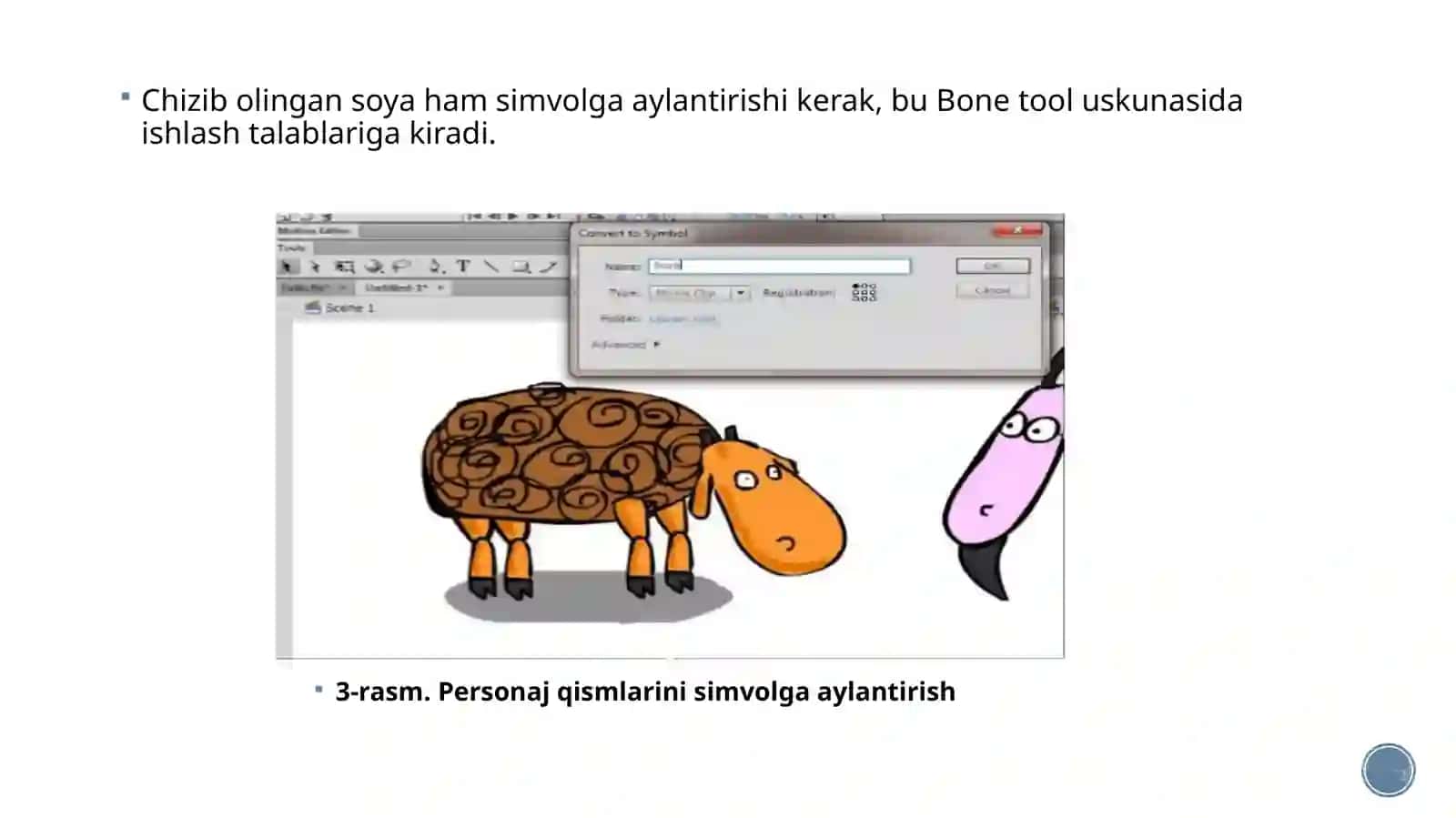 Bone tool yoki suyakuskunasi yordamida animatsiya yaratish 4