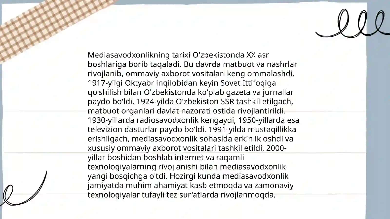 Mediasavodxonlik haqida tushuncha 4