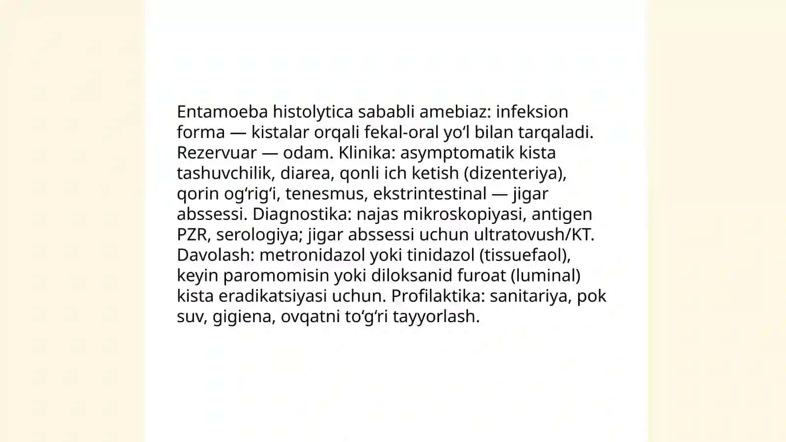 Giardioz (Lamblia infektsiyasi) 4