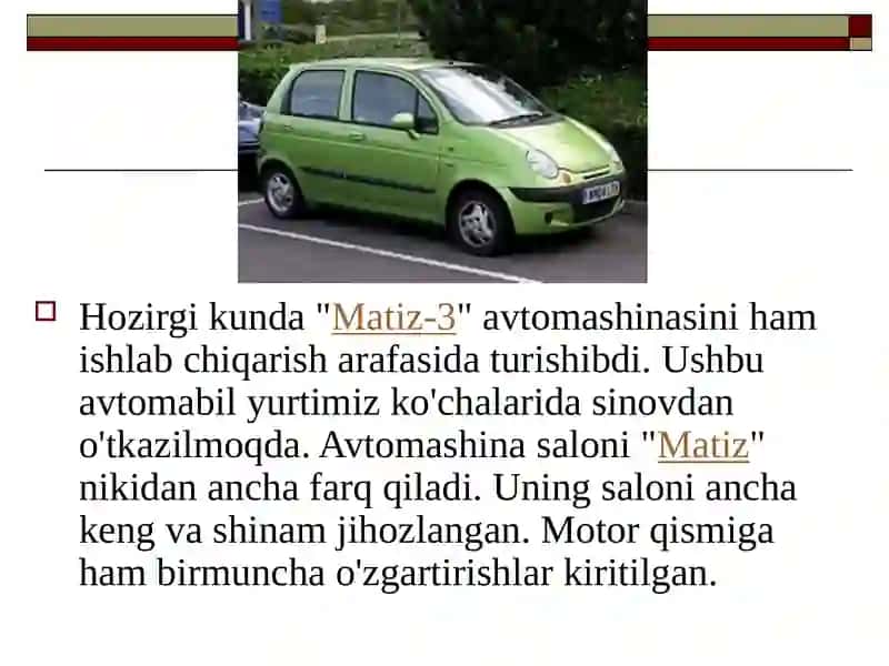 GM-O'zbekistonCHEVROLET 4