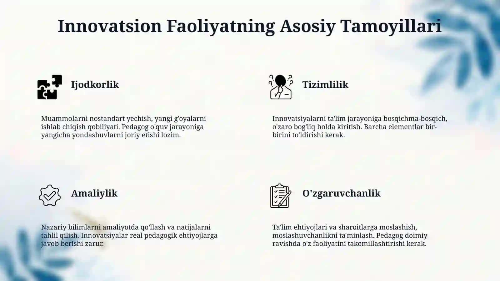 Pedagogning innovatsion faoliyati 4