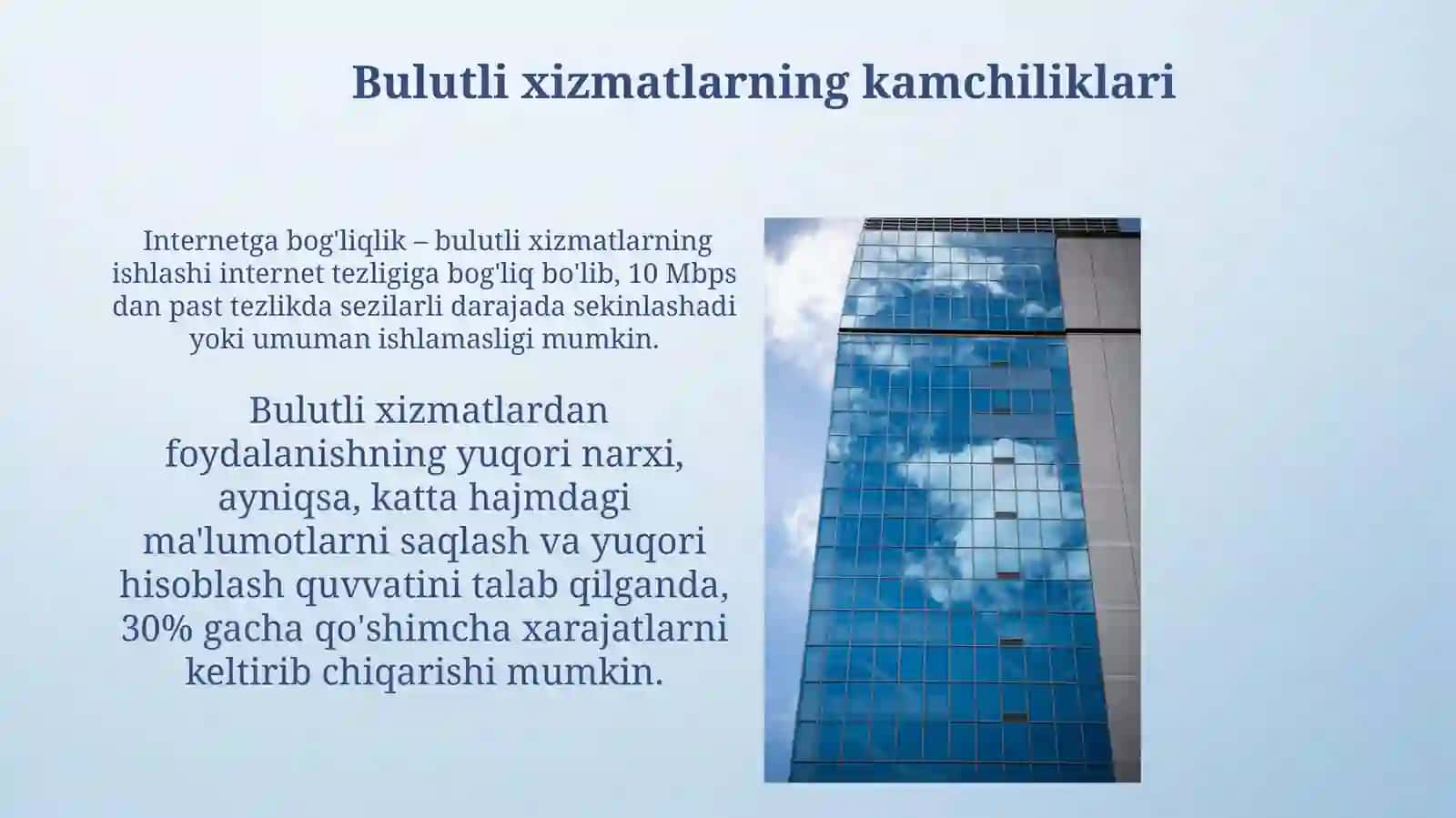 Bulutli hisoblash va ma'lumotlarnisaqlash 4