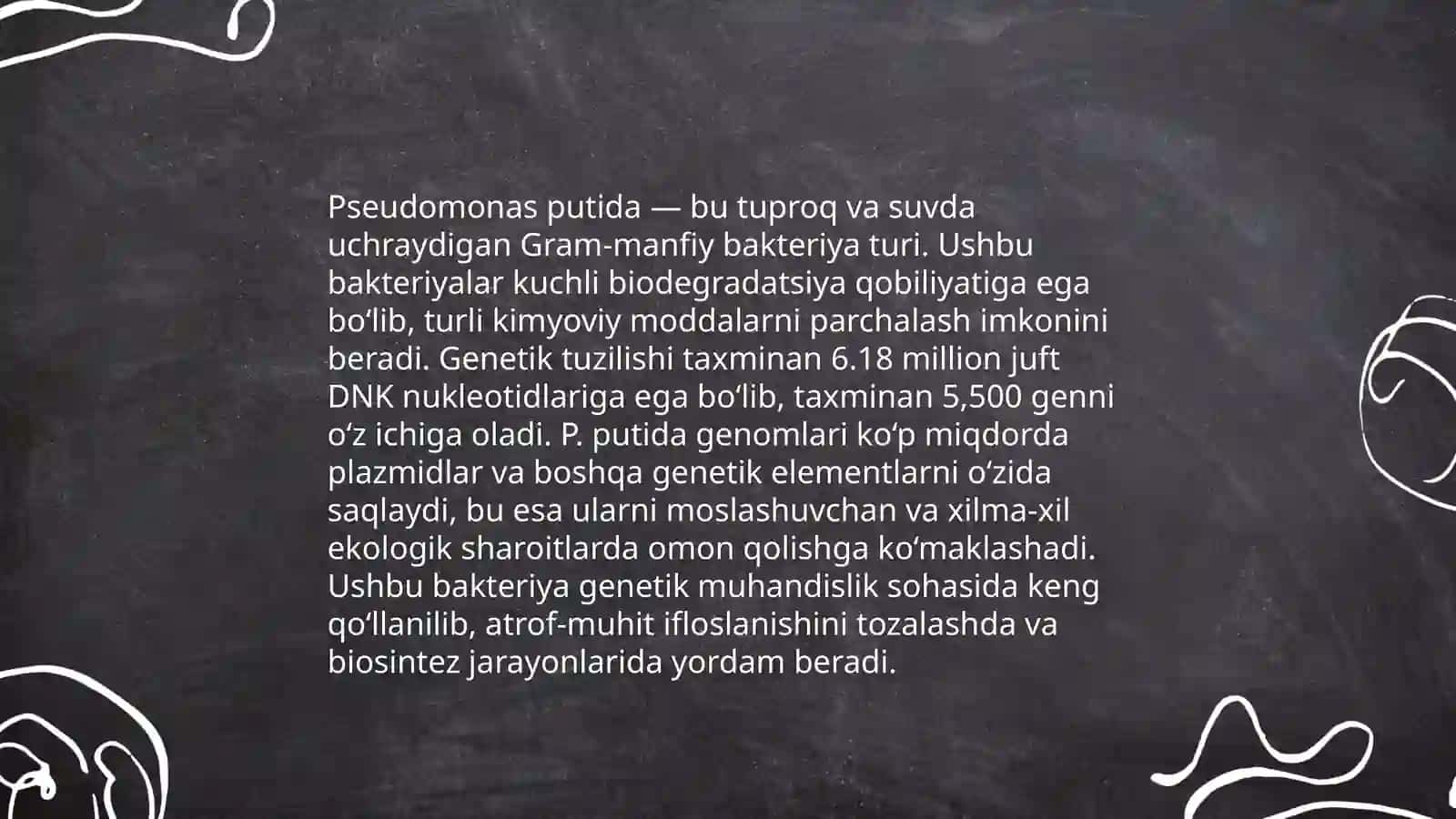 Pseudomonas putida ning biologik xususiyatlari 4