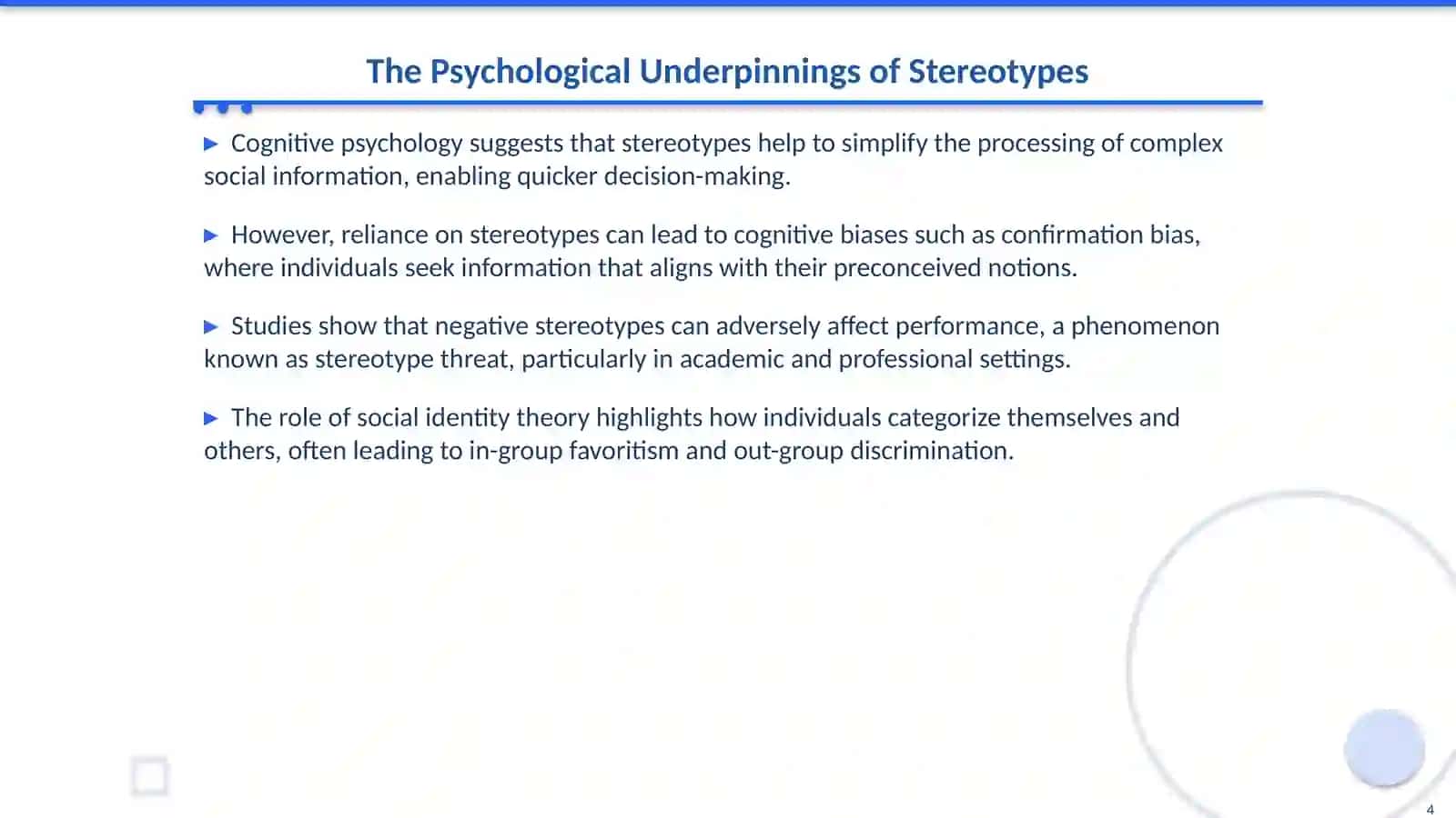 Understanding Stereotypes: Breaking Down Prejudice 4