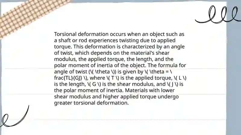 Torsion of straight bars 4