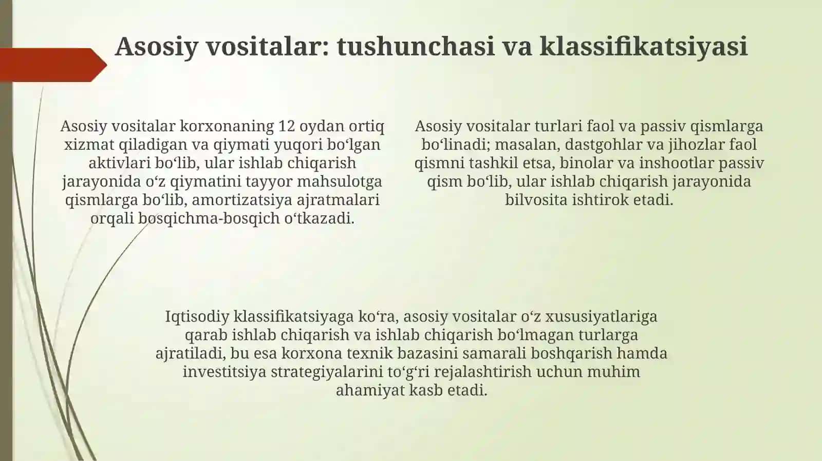 Korxona moddiy-texnik bazasi 4