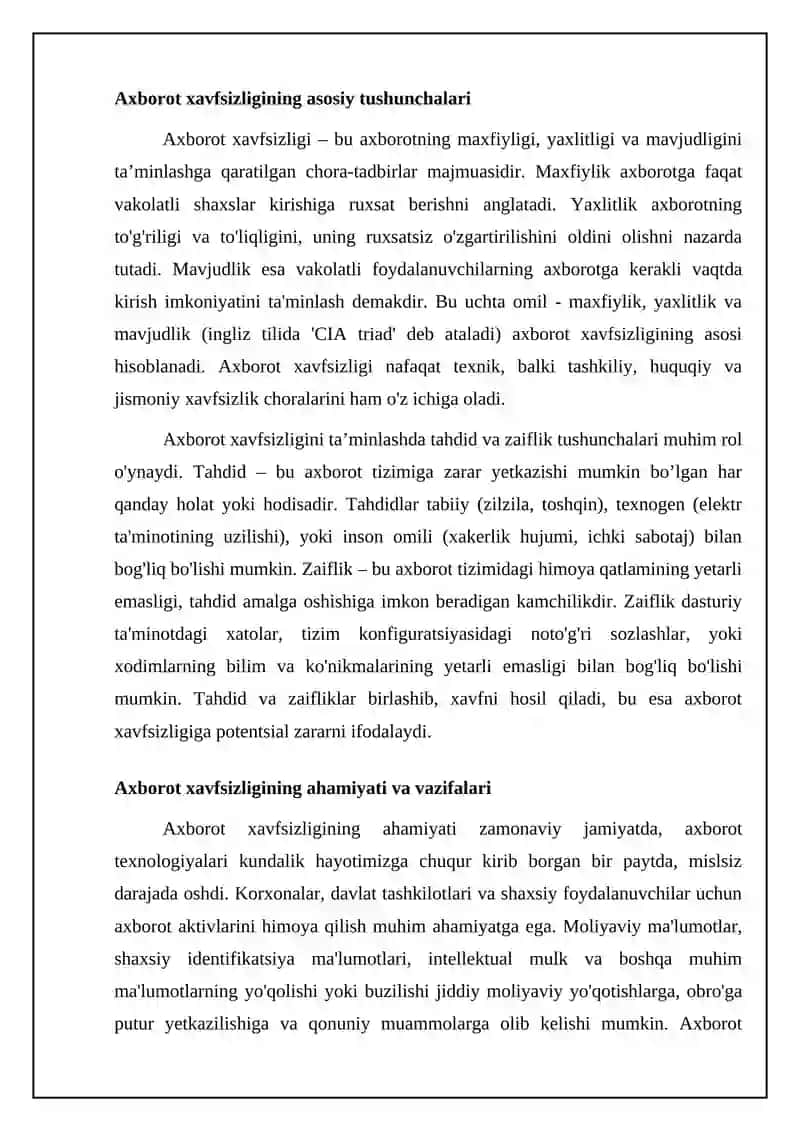 Axborot xavfsizligi 4