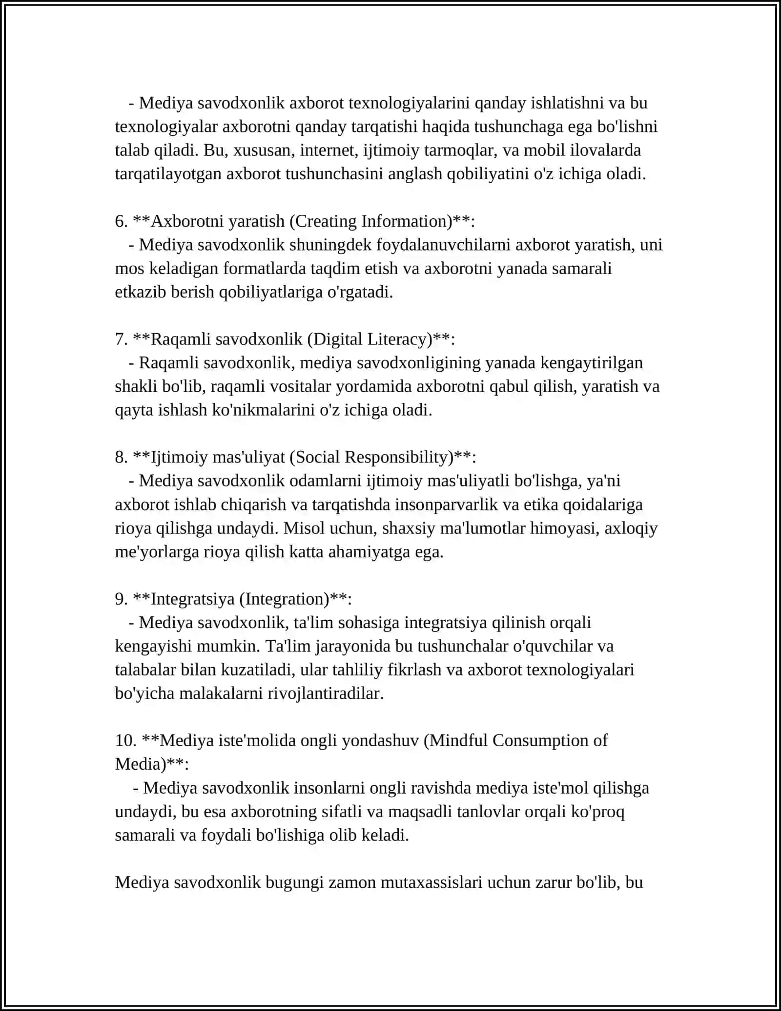 MEDIA SAVODXONLIK VA KIBERXAVFSIZLIK 4