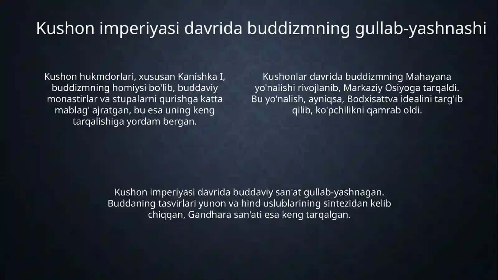 Oʻzbekistonda buddaviylikning tarixiy yildizlari 4