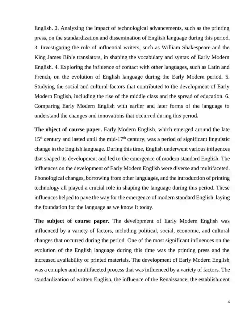 Influence on the development of Early Modern English 4