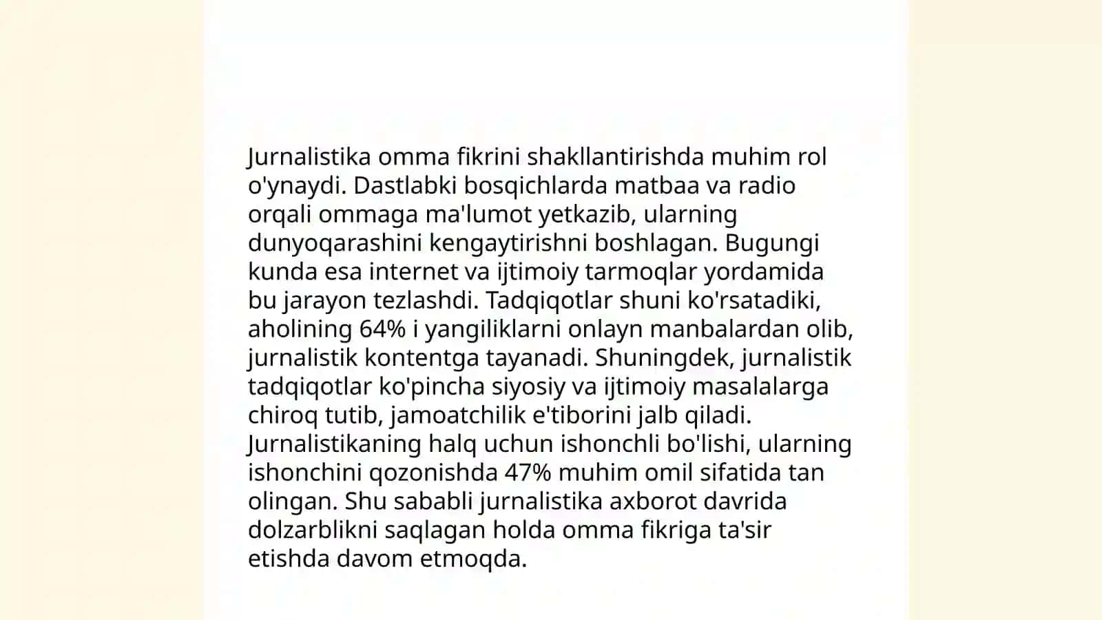 Jurnalistikaning jamiyatdagi roli 4