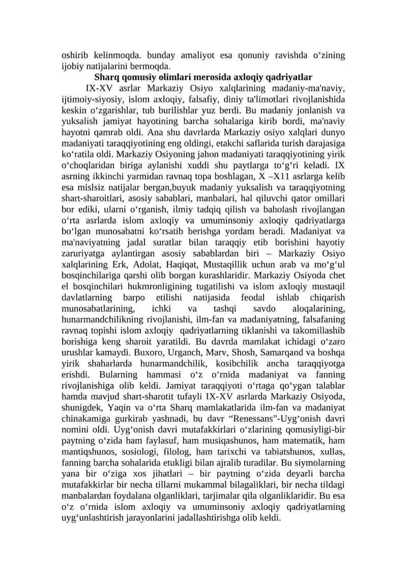 Islom qadriyatlari va ma’rifati 4