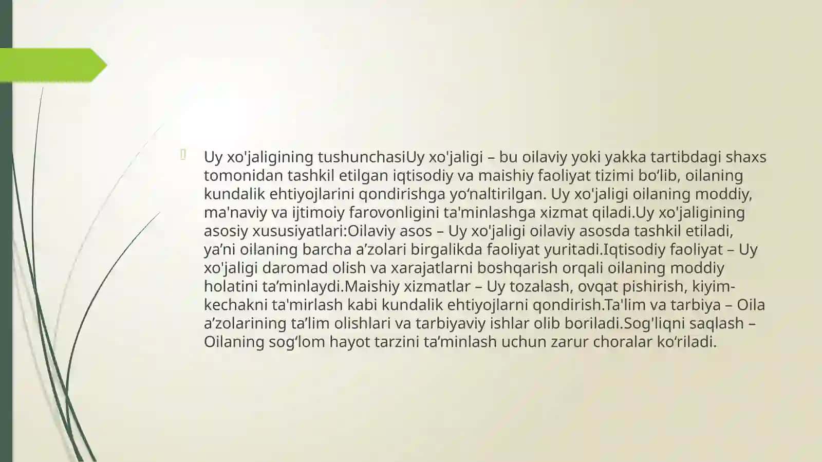 Uy xo'jaligi va uning xillari 4