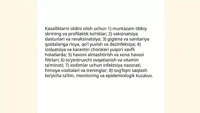 Mahkumlarning tibbiy sanitariya taʼminoti 4