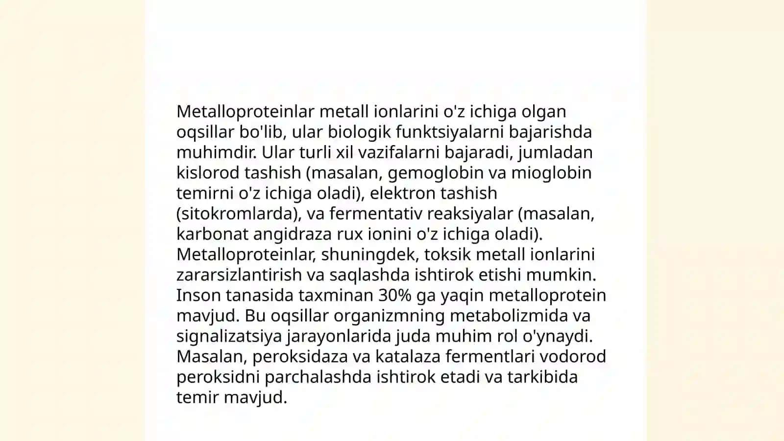 Metallarning biologik vazifalari 4
