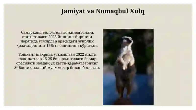 Nomaqbul Xulqning Oqibatlari 4
