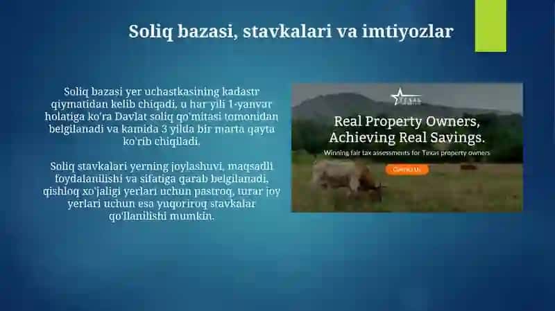 Yer solig'i to'g'risidagi qonunchilik 4
