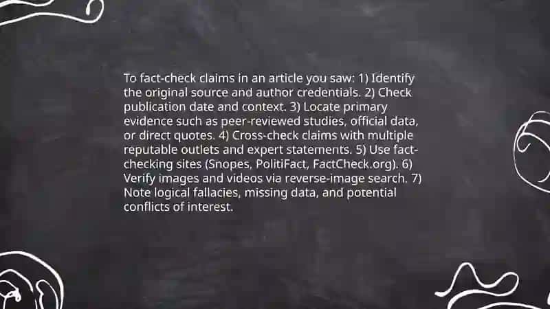Fact-Checking Article Evaluation 4