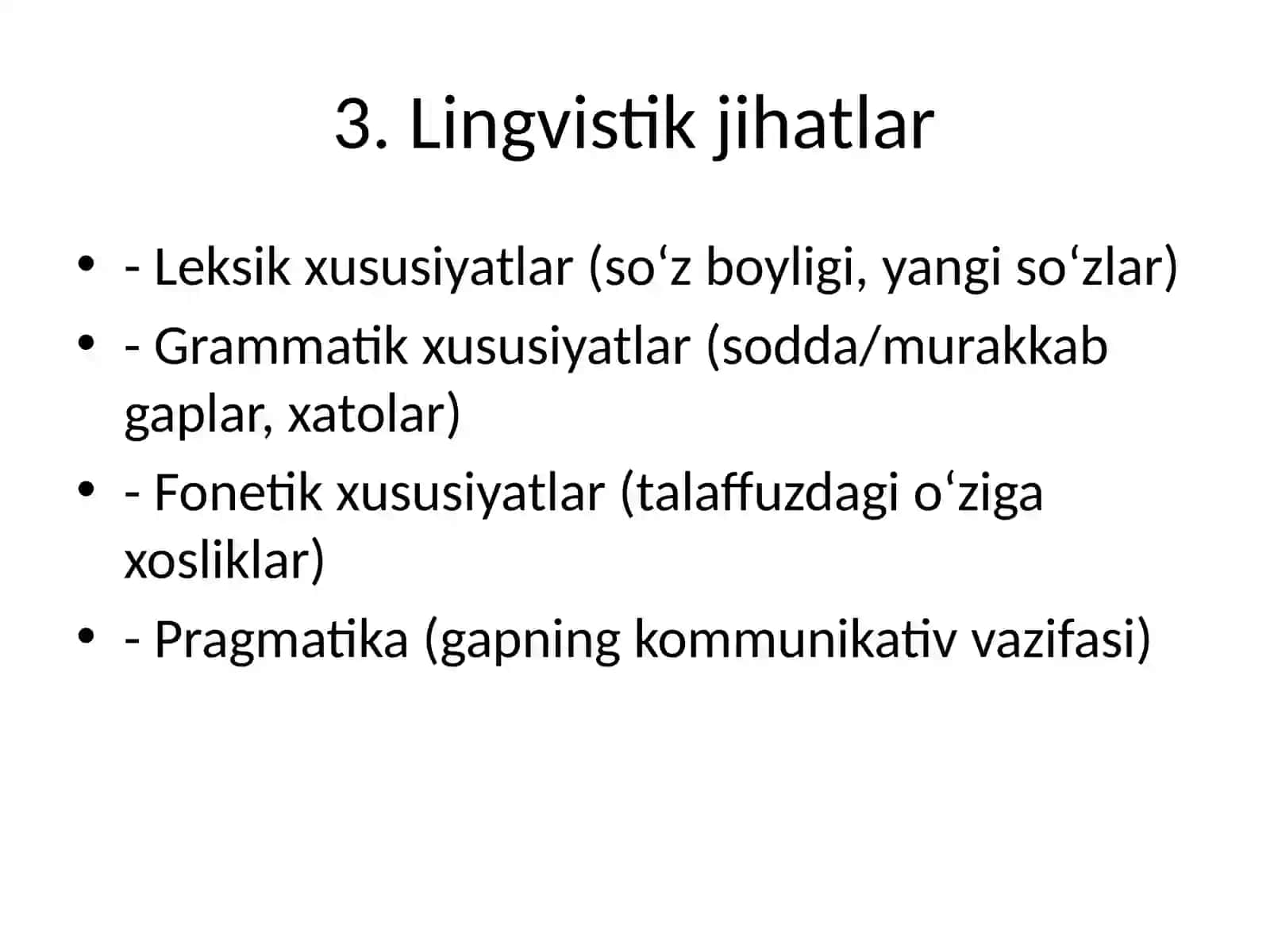 Psixolingvistik tahlil rejasi 4