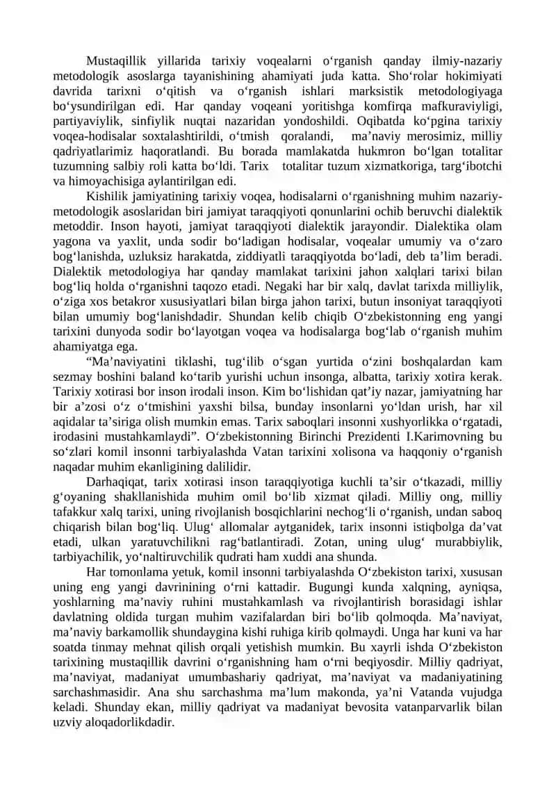 O‘zbekistonning eng yangi tarixi 4