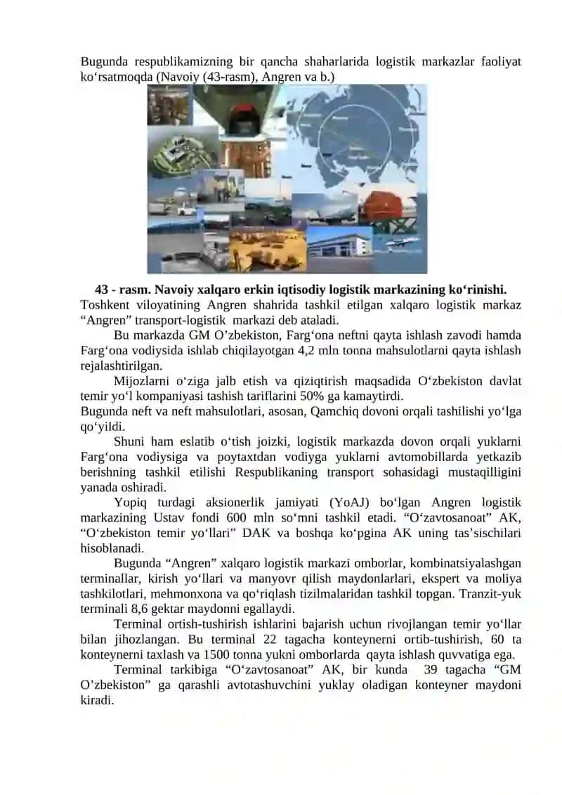 TRANSPORT LOGISTIK MARKAZLAR 4