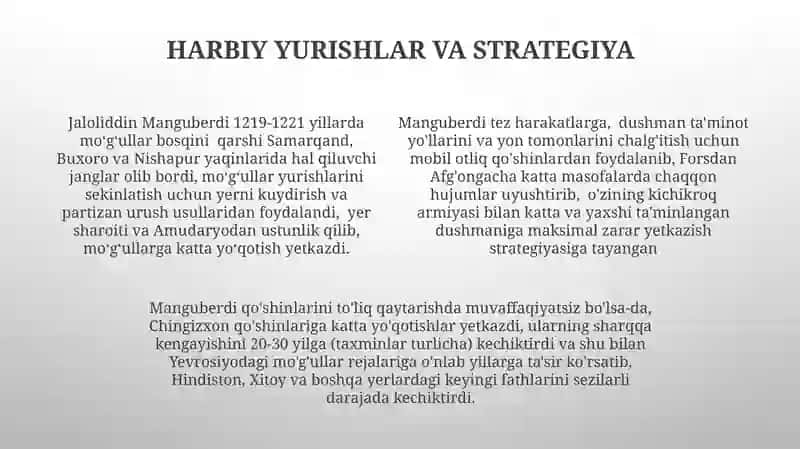 Jaloliddin Manguberdi Vatan Himoyachisi 4