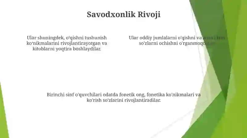 Ilk yoshdagi bolalarning rivojlanishining o'ziga xos xususiyatlari 4