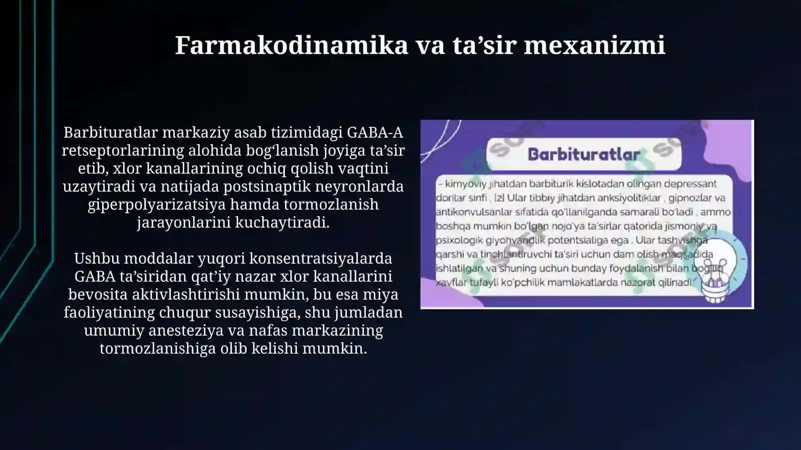 Barbitur kislota va uning asosida olingan dorivositalari 4