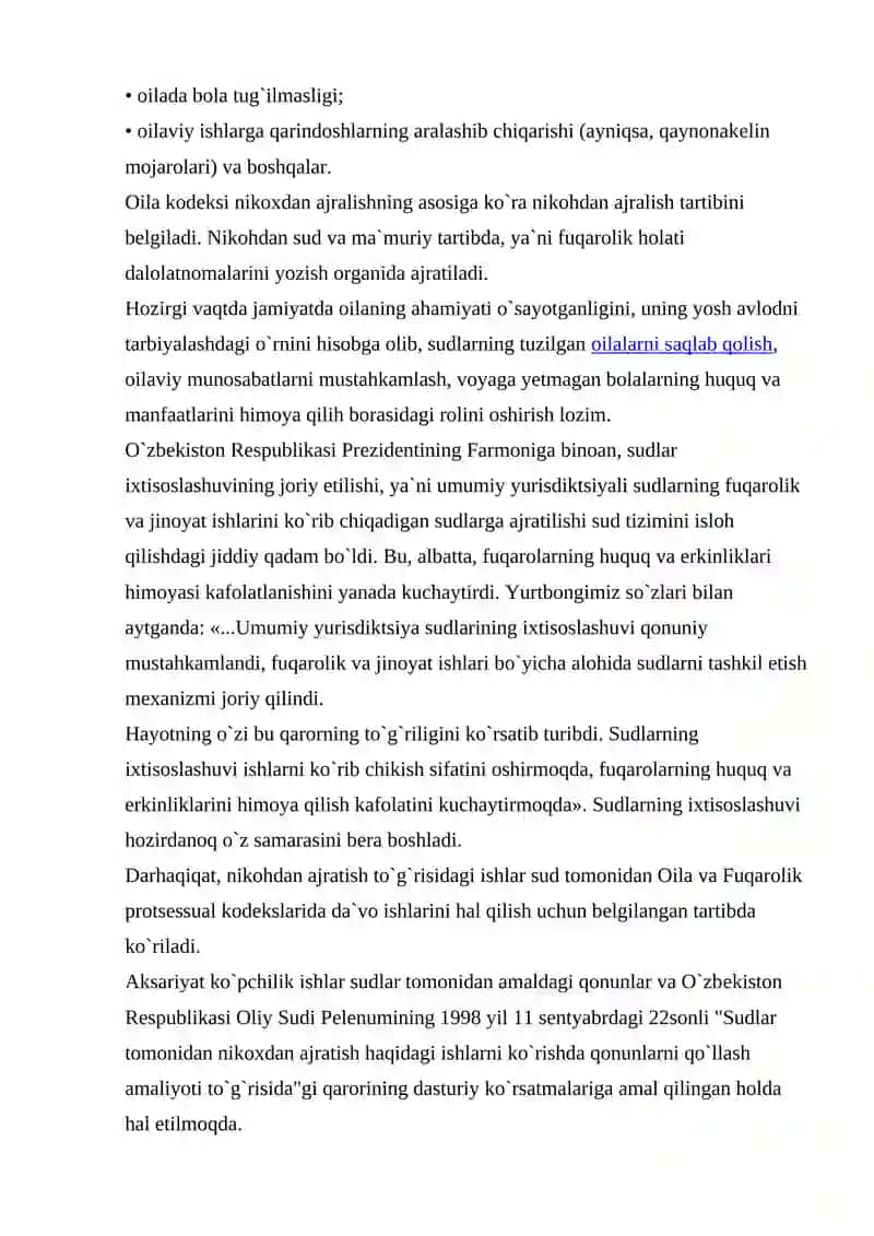 Nikohning Tugatilishi 4