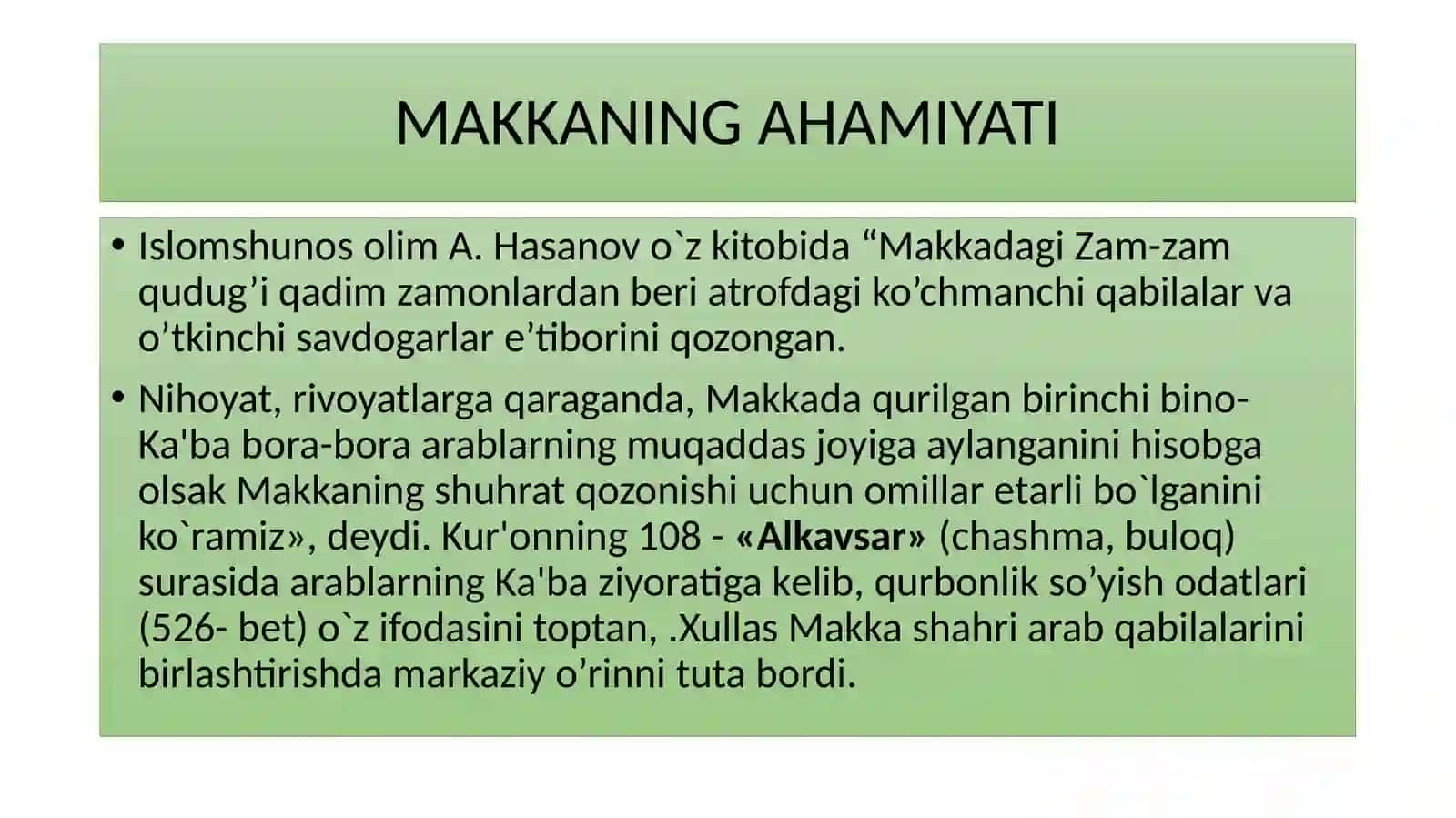 ARAB HALIFALIGI DAVRIDA MOVARAUNNAHR VA XUROSON 4