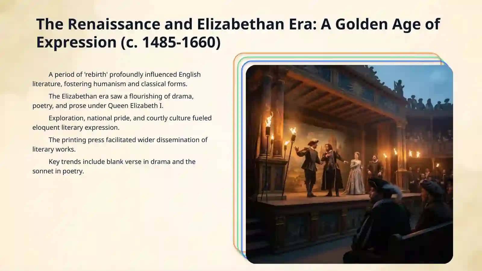 British Literary periods and its leading trends 4