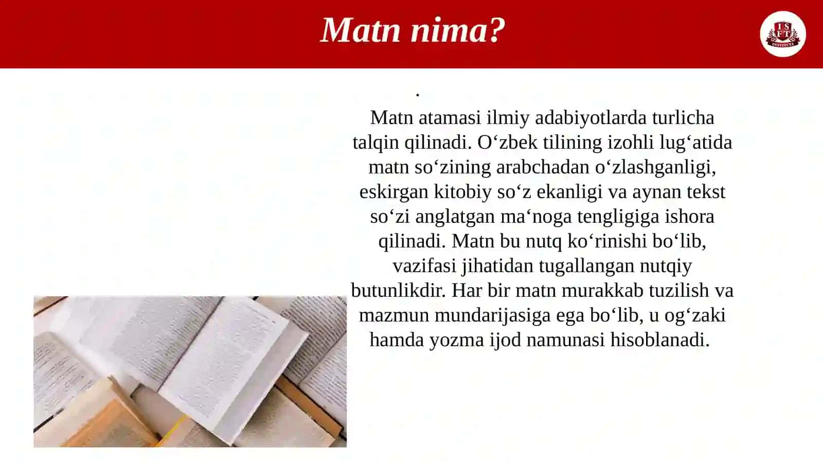 Matn hosil qiluvchi vositalar 4