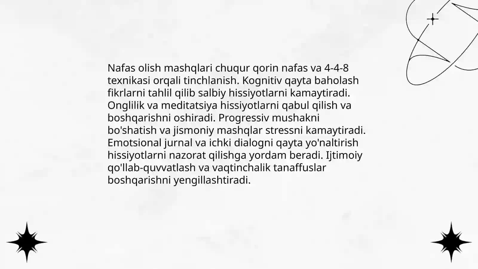 Shaxsning xissiy va irodaviy soxasi 4