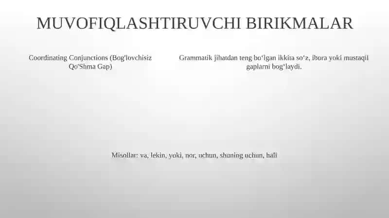 Bog'Lovchisiz Qo'Shma Gap Va Ularning Turlari 4