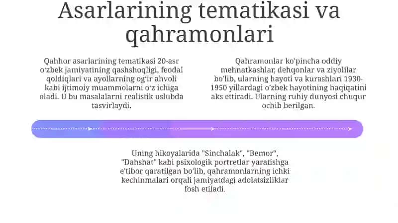 Abdulla Qahhor hikoyalari tahlili 4