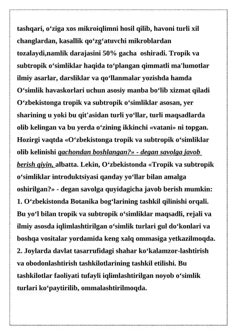 O'Simliklarni Hayotiy Shakllari 4
