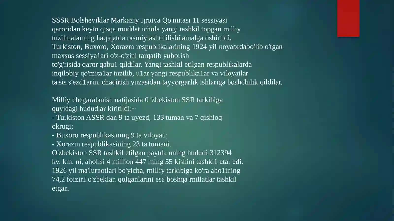O‘zbekiston (1924-1991-yy) ning tarixiy geografiyasi 4