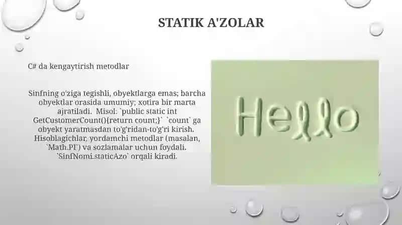 Uzatmalar turkumlanishi 4