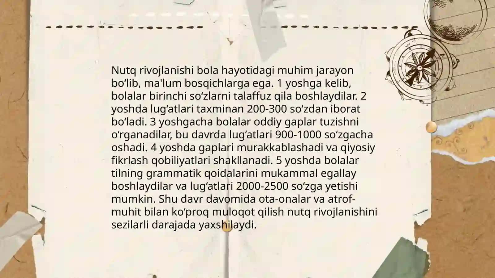 Nutq rivojlanishi 4