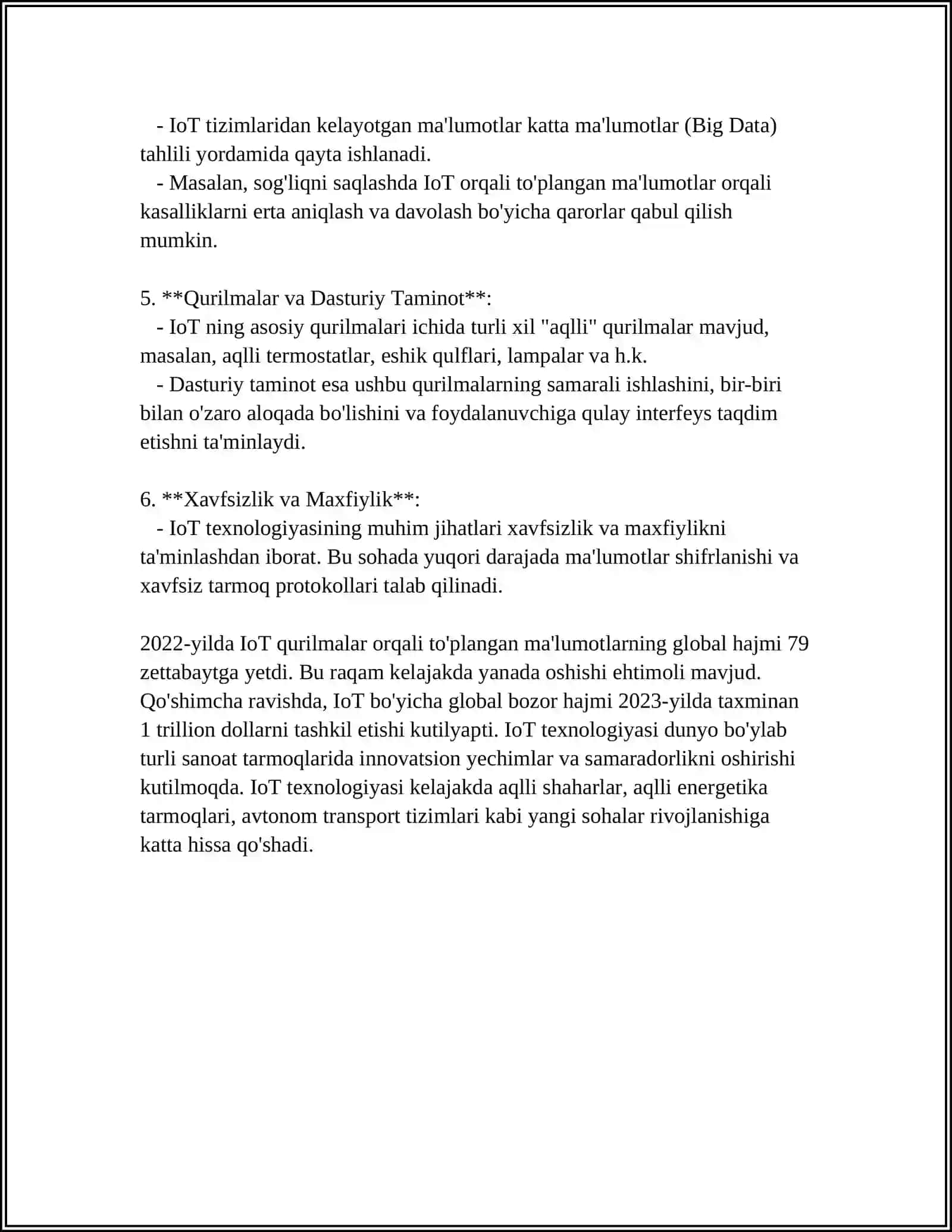 IoT (INTERNET OF THINGS) VA VIRTUAL TARMOQLAR 4