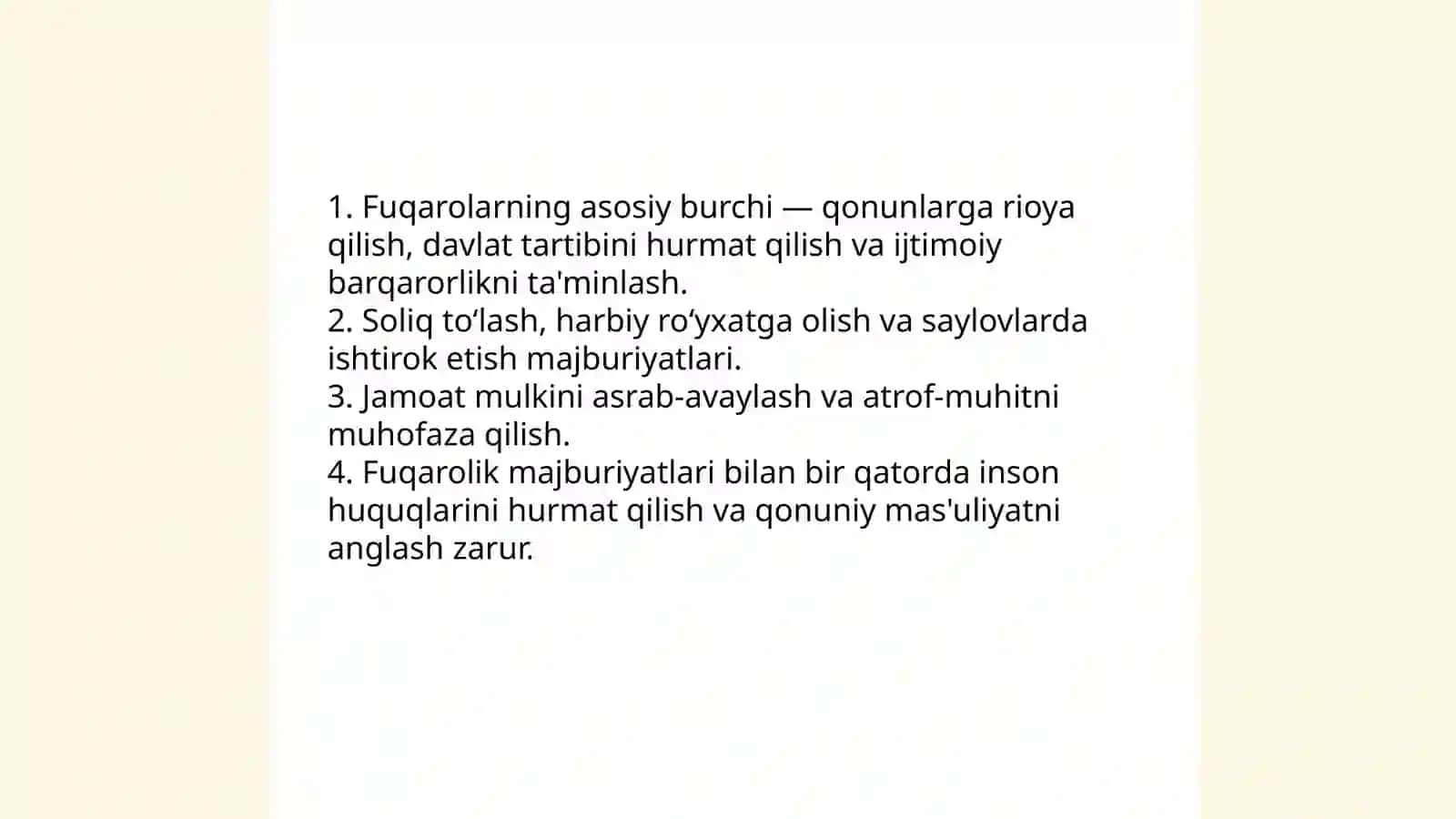 Men~vatanning munosib fuqorosiman 4
