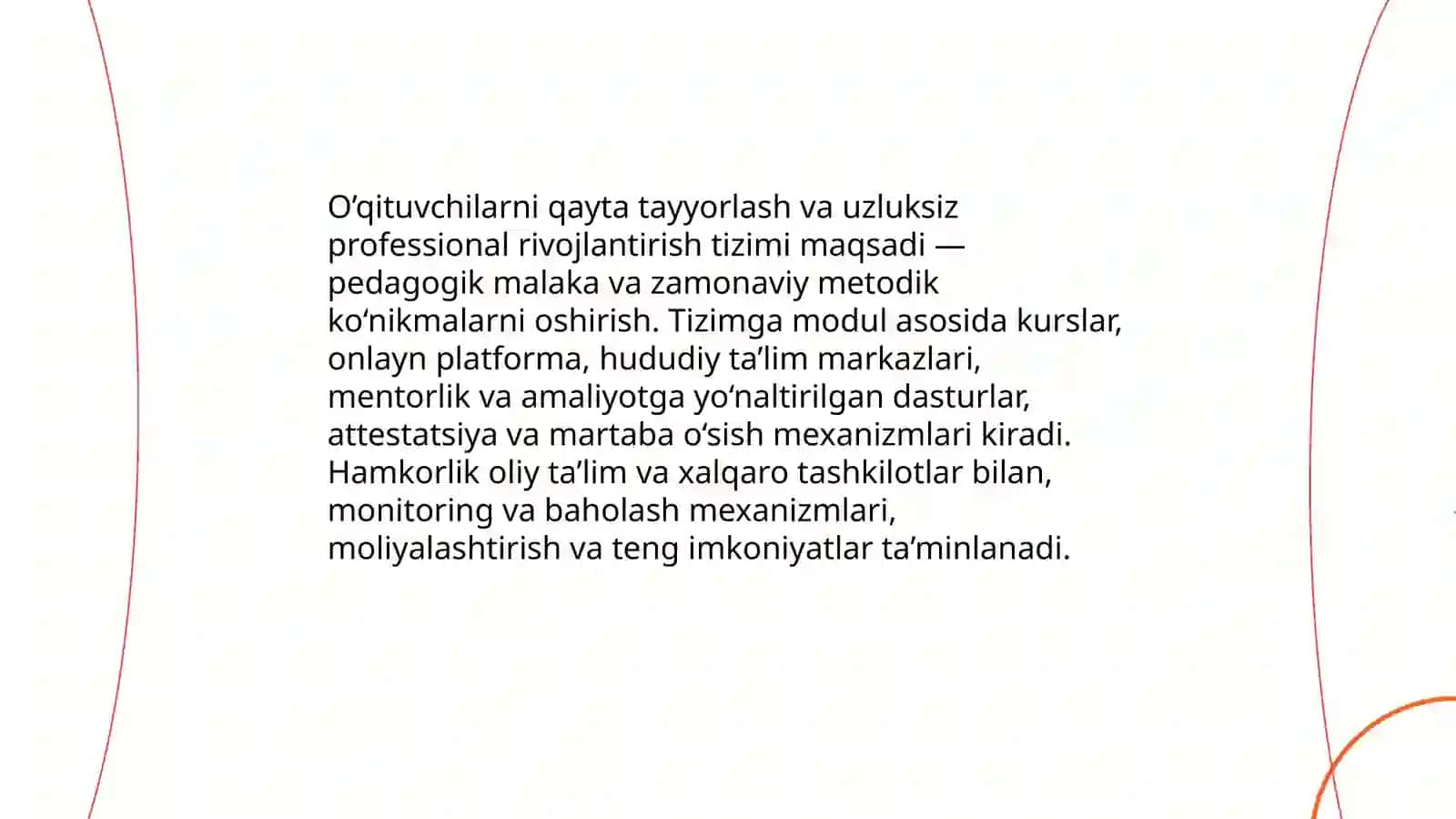 O'zbekiston Respublikasi ta'lim tizimi islohotlari 4
