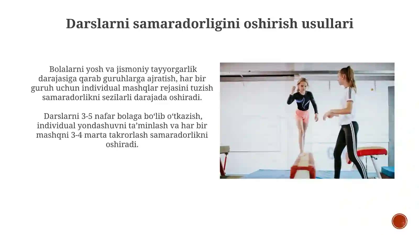 Gimnastika darslari 4